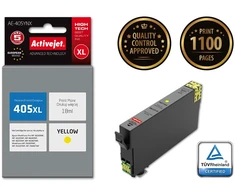 Rašalo Kasetė - Activejet AE-405YNX Geltona, 18 ml