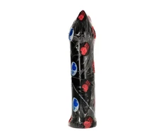 All Juodas Model 24 Intimate Priedas, 24 cm, Smooth Surface, Juodas
