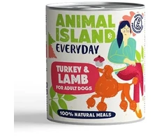Drėgnas Šunų Maistas - Animal Island Everyday kalakutiena ir ėriena 800g