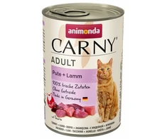 Animoda Drėgnas Kačių Maistas - Animonda Cat Carny Suaugusiems Katėms Kalakutiena Su Aviena, 400 G