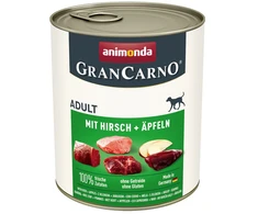 Animoda Šunų Maistas - Animonda GranCarno Suaugusiųjų Elnienos Ir Obuolių 800g
