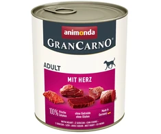 Animoda Šunų Maistas - Animonda GranCarno Su Širdelėmis Suaugusiems 800g