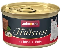 Animoda Kačių Maistas - ANIMONDA Vom Feinsten Mousse Jautiena ir Antiena 85g 11% Baltymų 7% Riebalų