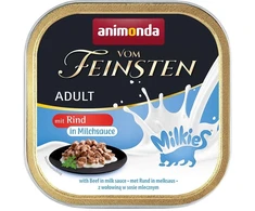 Animoda Katės Maistas - ANIMONDA Vom Feinsten Adult Milkies Jautiena Pieno Padaže 100g