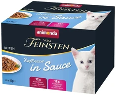Animoda Kačių Maistas - Animonda Vom Feinsten Kitten Drėgnas Maistas 24x85g