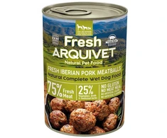 Drėgnas Šunų Maistas - ARQUIVET Fresh Iberian Pork Meatballs 400g Be Glitimo