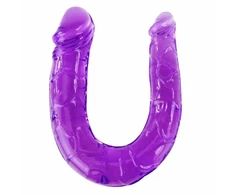 Baile Anal Baile Double Flexible Intimate Device Lilac Jelly 29cm
