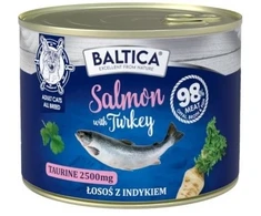 BALTICA Excellent lašiša with kalakutiena – šlapias kačių maistas – 185g