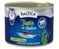 Baltic Agro BALTICA Excellent Tuna with vištiena – šlapias kačių maistas – 185g