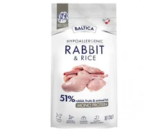 BALTICA Nutraceutic Hypoallergenic M triušiena with ryžiai – sausas Maistas šunims – 3kg