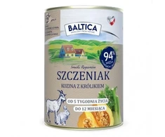 Baltic Agro BALTICA Smaki regionów Puppy Goat with rabbit – drėgnas ėdalas šunims – 400g
