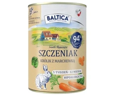 Baltic Agro BALTICA Smaki regionów Puppy triušiena with carrot – drėgnas ėdalas šunims – 400g
