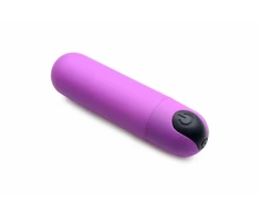 Bang! Mini Vibrating Bullet Violetinė - Compact Rechargeable Model
