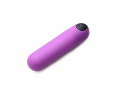 Bang! Mini Vibrating Bullet Violetinė - Compact Rechargeable Model
