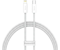 Baseus USB-C į Lightning dinaminis kabelis, 20W, 1m (baltas)