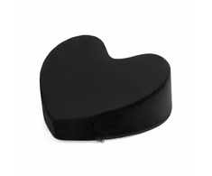 Bedroom Fantasies Heart-Shaped Positioning Pillow Juodas Soft Support
