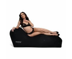 Bedroom Fantasies The Lounger Inflatable Support Bench Juodas Ergonomic
