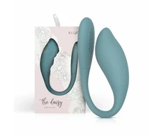 Bloom Daisy Vibrating Egg Žalias - Silicone, Atsparus vandeniui, 5 Modes