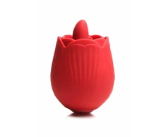 BLOOMGASM French Rose Raudona Intimate Stimulation Device 10 Modes Silicone