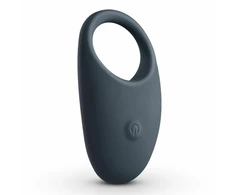 Boners Rechargeable Vibrating Silicone Partner Ring, 10 Modes, Mėlyna