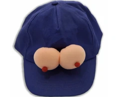 Mėlyna DIABLO PICANTE Mėlyna Cap - Fun Novelty Party Hat with 3D Motif