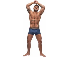 Mėlyna Male Power Enhancer Short XL Antique Mėlyna - Supportive Anatomic Fit