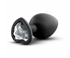 Blush Temptasia Bling Plug Medium Juodas - Elegant Intimate Priedas