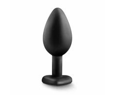 Blush Temptasia Bling Plug Medium Juodas - Elegant Intimate Priedas