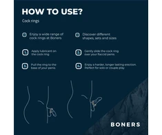 Boners Ergo Silicone Comfort Ring - Flexible Anatomical Design