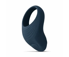 Boners Vibrating Ring with 10-Mode Stimulation System, Juodas, Flexible