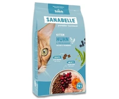 Kačių Maistas - BOSCH Sanabelle Life Kitten Vištiena ir Spanguolės 8kg 34% Baltymų