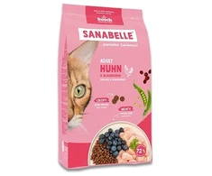 Kačių Maistas - BOSCH Sanabelle Life Suaugusiųjų Vištiena ir Mėlynės 8kg