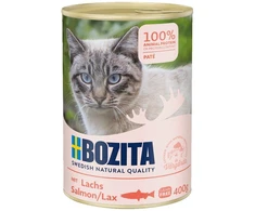 Drėgnas Kačių Maistas - Bozita Lašišos Paštetas 400g