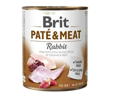 Šunų Maistas - BRIT PATÉ &amp; MEAT Triušis 800g