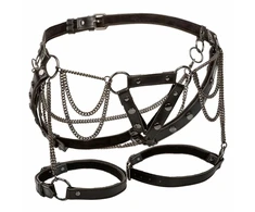 CalExotics Euphoria Plus Size Premium Thigh Harness with Chains