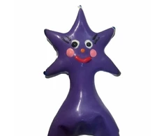 Condomerie CONDAMERIE Hand-Painted Decorative Condom Happy Star XL Amsterdam Art