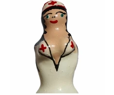 Condomerie Hand-Painted Art Condom Nurse Skirtas šviesiems plaukams - Decorative Collectible