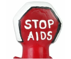 CONDOMERIE Hand-Painted Art Latex Decorative Condoms Stop AIDS Edition