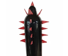 CONDOMERIE Hand-Painted Decorative Condom Juodas Cactus XL Art Edition