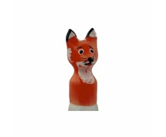 Condomerie Hand-Painted Decorative Condom Fox Brown XL - Artistic Design