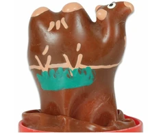 Condomerie Hand-Painted Decorative Condom Camel Motif, Bohemian Art
