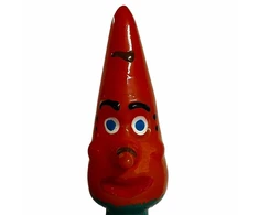Condomerie Hand-Painted Novelty Latex Carrot XL - Artistic Gift Amsterdam