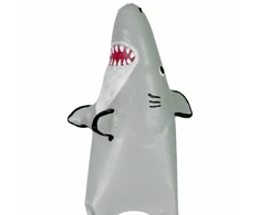 CONDOMERIE Hand-Painted Shark Design XL Decorative Latex Cover