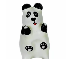 CONDOMERIE Panda XL - Hand-Painted Collectible Latex Model, Bohemian Art