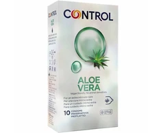 Control Condoms Control Aloe Vera 10 pcs - Latex Protection, Moisturizing, Easy Open