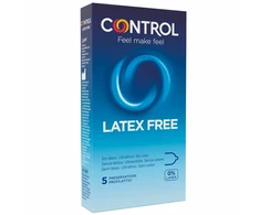 CONTROL Free Polyurethane Ultra-Thin Latex-Free Condoms 5-Pack 58mm