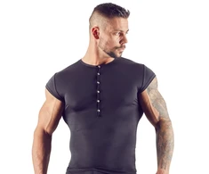 Cottelli Collection Men’s Mikropluoštas Shirt L Juodas Short Sleeve