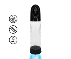 Pumped By Shots CyberPulse Automatic Intimate Vacuum System Juodas - 13 Functions, Atsparus vandeniui