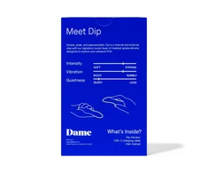 Dame Dip 2.0 Versatile Intimate Massager Periwinkle USB-C Tall Design