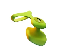 Dame Fin 2.0 Citrus - Compact Intimate Finger Device, Atsparus vandeniui, USB-C